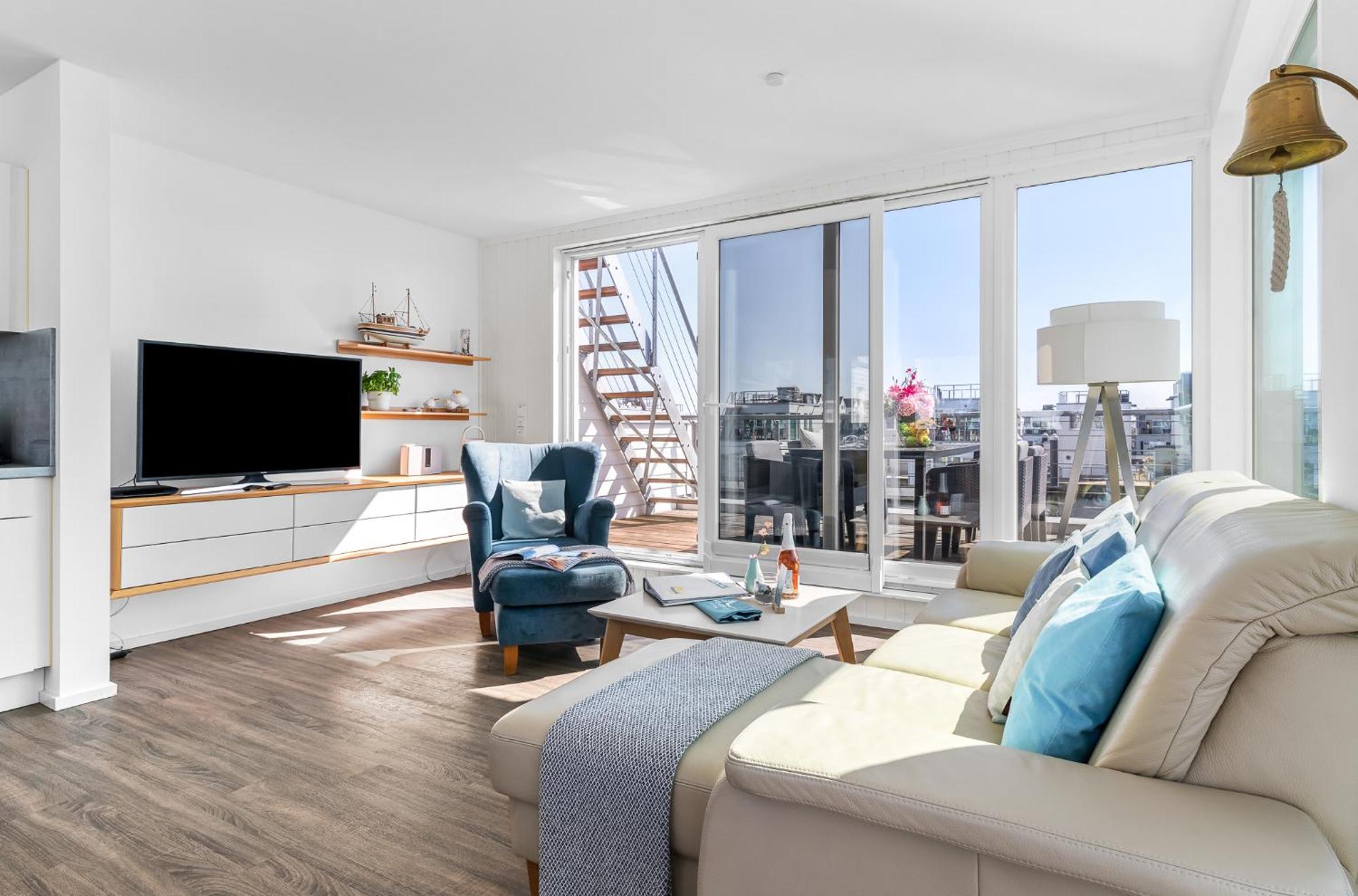 Triton: Meerblick, Sauna, Dachterrasse Olpenitz Zewnętrze zdjęcie